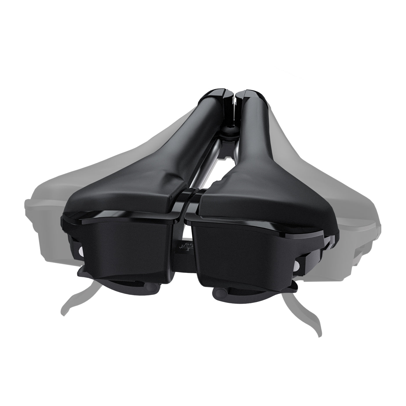 HUGEOAKS Width Continuously Adjustable Bike Seat - Comfortable & Prostate Friendly Bicycle Saddle for Mountain Bikes, Road Bikes, City Bikes & Exercise Bikes