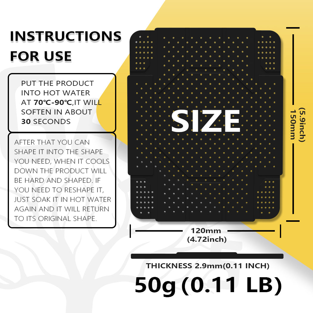 Hugeoaks Moldable Multifunctional Board, can be shaped into Bike Grips, Gun Grips, Screwdrivers, Cell Phone Holder, Repair Tent, Fish Rods, etc (1 PCS)