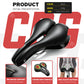 HUGEOKAS CBG Width Adjustable Gel Bike Seat - Comfortable Prostate Friendly, Medium Firm, Reduces Numbness, Bicycle Saddle Suitable for Mountain, Road, City and Stationary Exercise Bikes