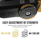 HUGEOAKS Resistance Adjustable Jaw Exerciser for Men and Women, 46-130 LBS, Jaw, Face and Neck Exerciser, Powerful Jawline Trainer for Beginners, Intermediate and Advanced Users - Slims and Trims the Face