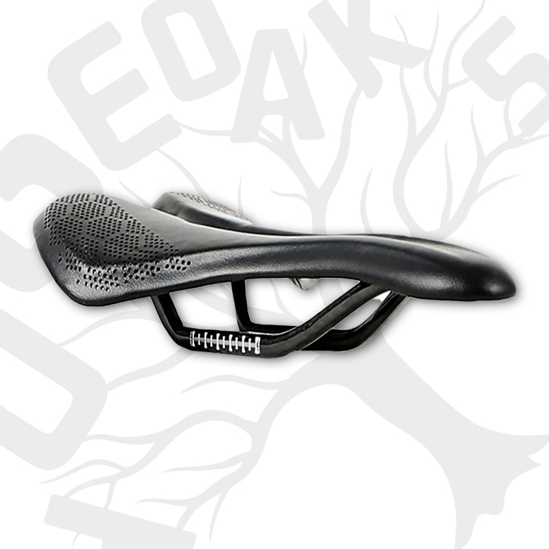 HUGEOAKS Bike Seat, Lightweight Road Bike Saddle, Comfortable Bike Seat, Carbon Fiber Bike Saddle, PU Leather Soft Saddle