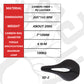 HUGEOAKS 3D Printed Bike Seat, Lightweight Road Bike Saddle, Comfortable Bike Seat, Carbon Fiber Bike Saddle