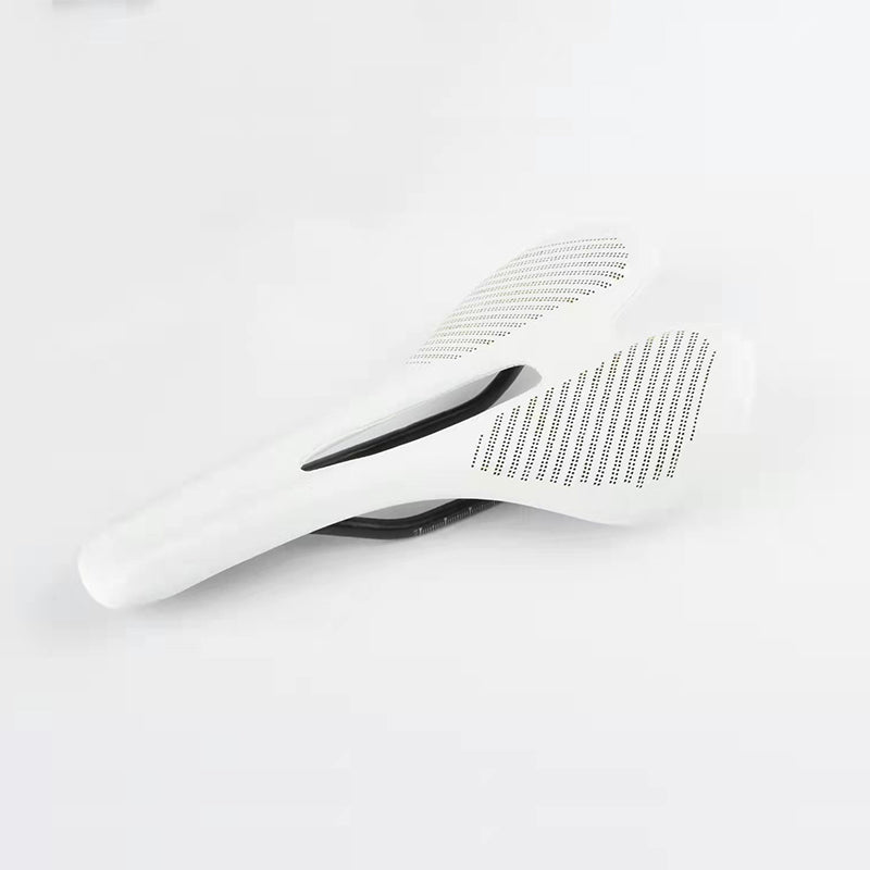 HUGEOAKS Bike Seat, Lightweight Road Bike Saddle, Comfortable Bike Seat, Carbon Fiber Bike Saddle, Microfiber Leather Soft Saddle