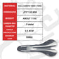 HUGEOAKS Bike Seat, Lightweight Road Bike Saddle, Comfortable Bike Seat, 3K Glossy Carbon Fiber Bike Saddle