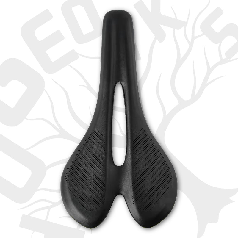 HUGEOAKS Bike Seat, Lightweight Road Bike Saddle, Comfortable Bike Seat, Carbon Fiber Bike Saddle, Microfiber Leather Soft Saddle