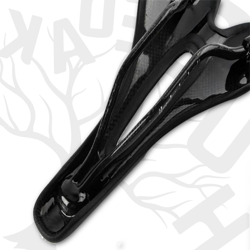 HUGEOAKS Bike Seat, Lightweight Road Bike Saddle, Comfortable Bike Seat, Carbon Fiber Bike Saddle, Microfiber Leather Soft Saddle