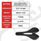 HUGEOAKS Bike Seat, Lightweight Road Bike Saddle, Comfortable Bike Seat, Carbon Fiber Bike Saddle, Microfiber Leather Soft Saddle