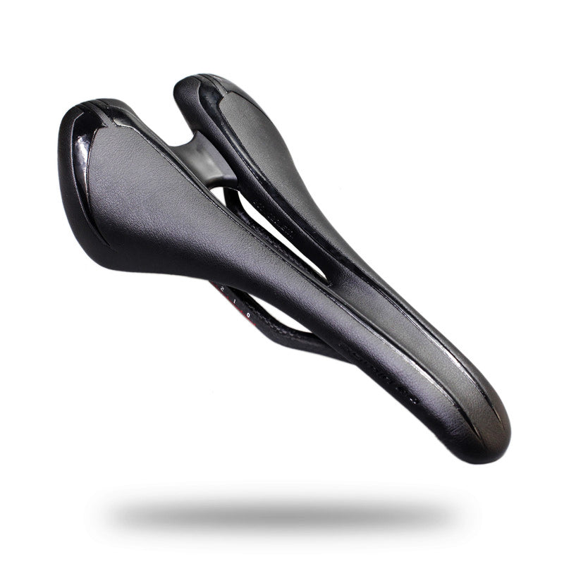 HUGEOAKS Bike Seat, Lightweight Road Bike Saddle, Comfortable Bike Seat, Enhanced Carbon Fiber Bike Saddle, PU Leather Soft Saddle