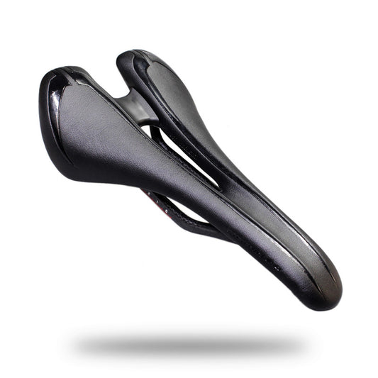 HUGEOAKS Bike Seat, Lightweight Road Bike Saddle, Comfortable Bike Seat, Enhanced Carbon Fiber Bike Saddle, PU Leather Soft Saddle