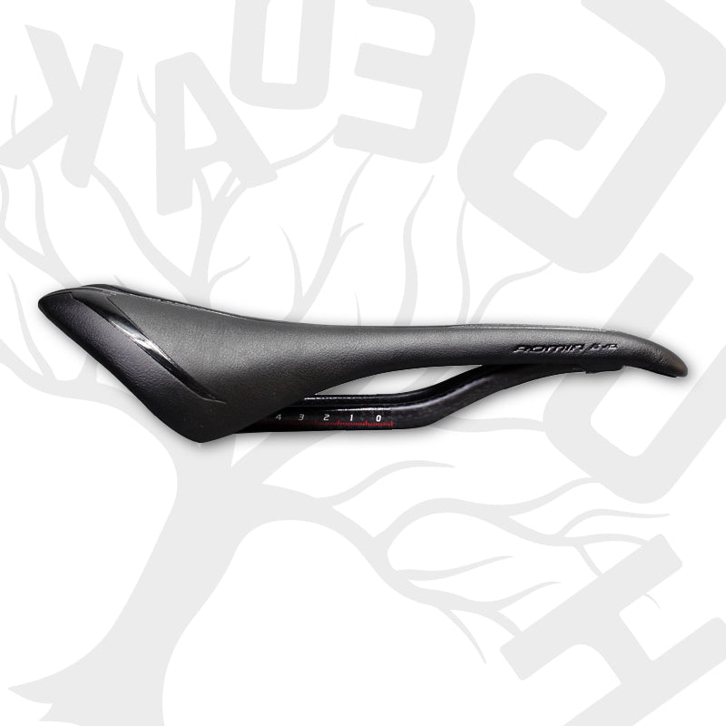 HUGEOAKS Bike Seat, Lightweight Road Bike Saddle, Comfortable Bike Seat, Enhanced Carbon Fiber Bike Saddle, PU Leather Soft Saddle