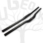 HUGEOAKS Full Carbon Fiber MTB Handlebar, 31.8mm Mountain Bike Handlebars, 580-700 mm Riser/Flat Bars, 3K Glossy Handlebars Suitable for Most Mountain Bike, Cross Country Bike
